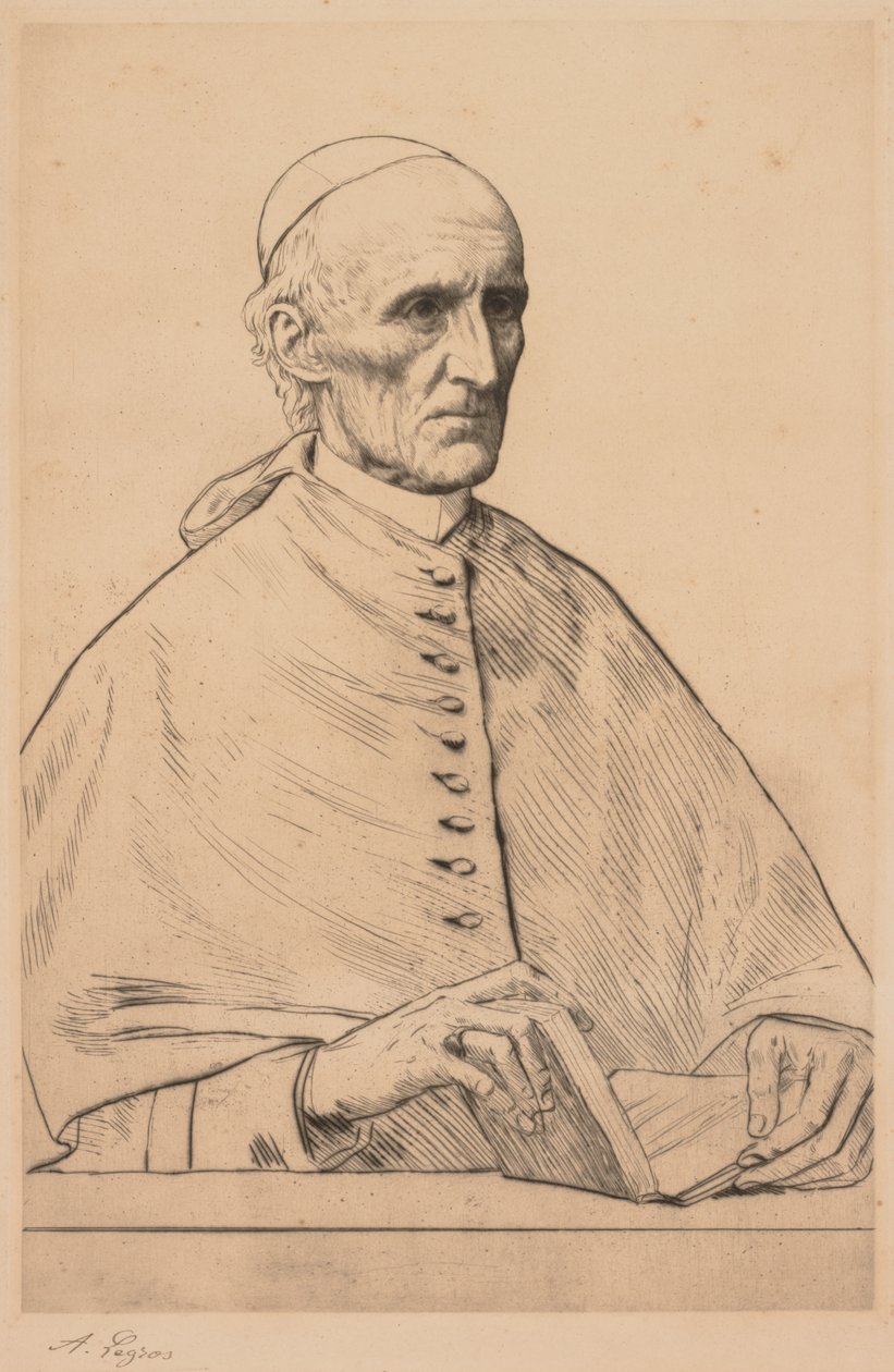 Kardinaal Manning door Alphonse Legros