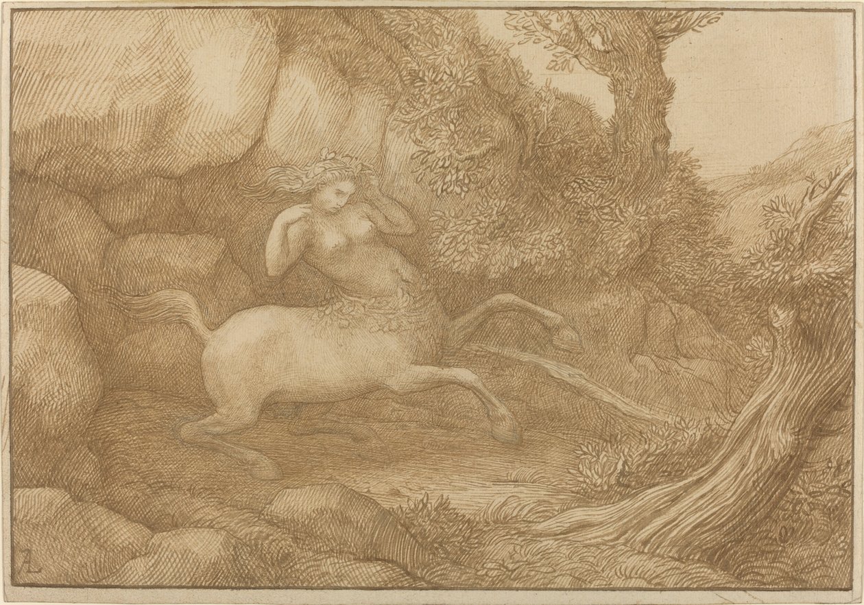 Centaur Vrouw door Alphonse Legros