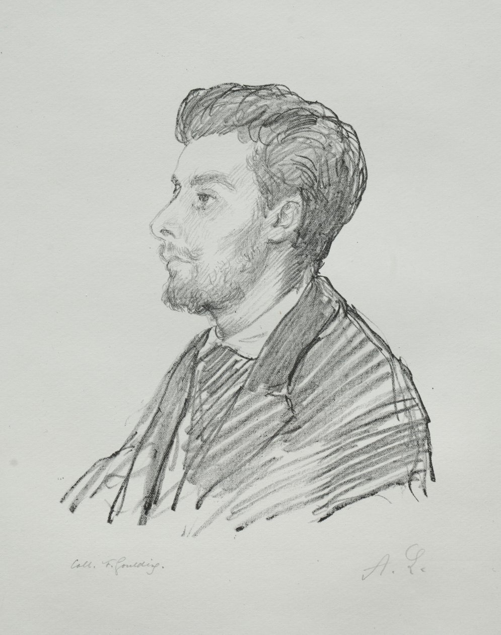 Frédéric Régamey door Alphonse Legros