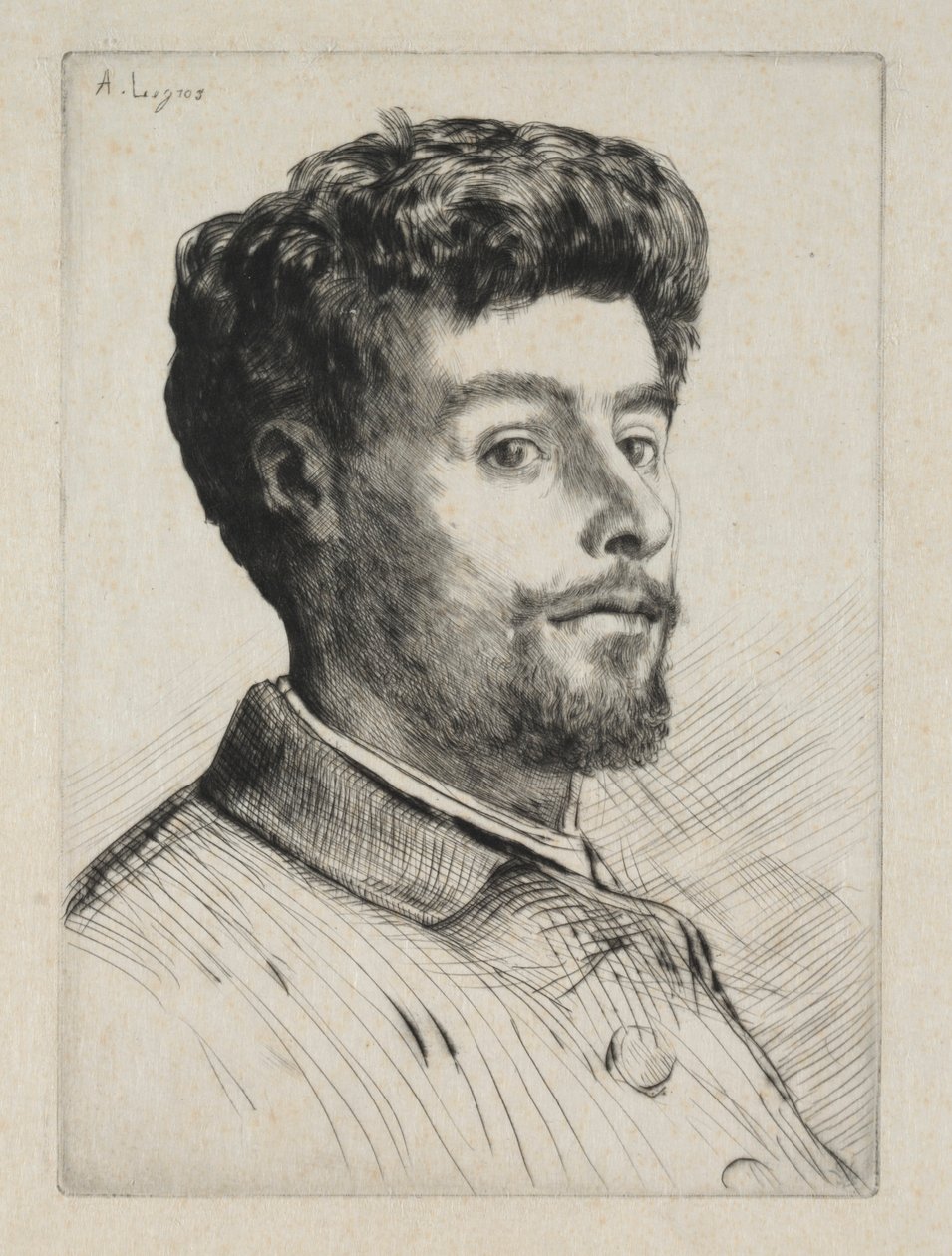 Frédéric Régamey door Alphonse Legros