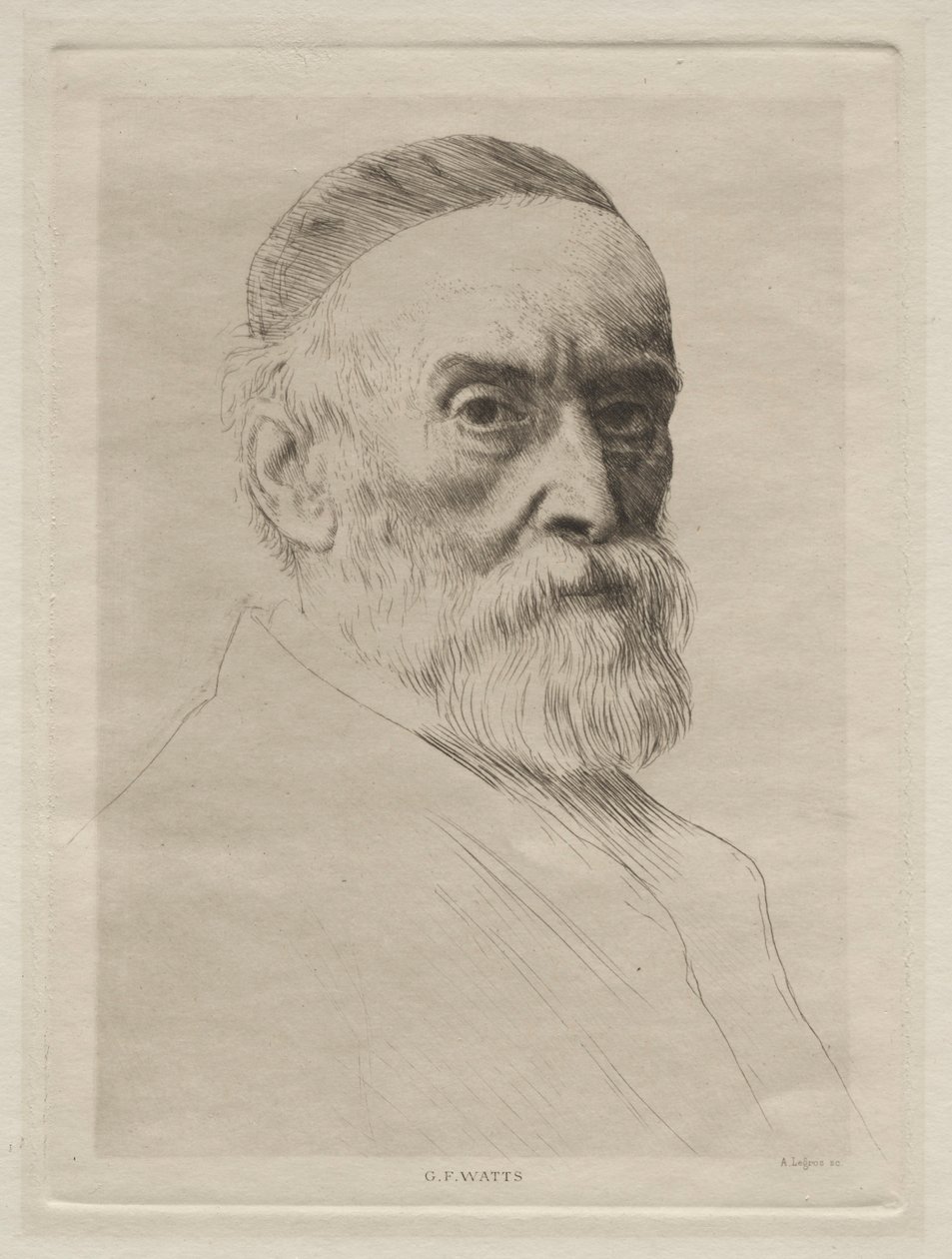 G. F. Watts door Alphonse Legros