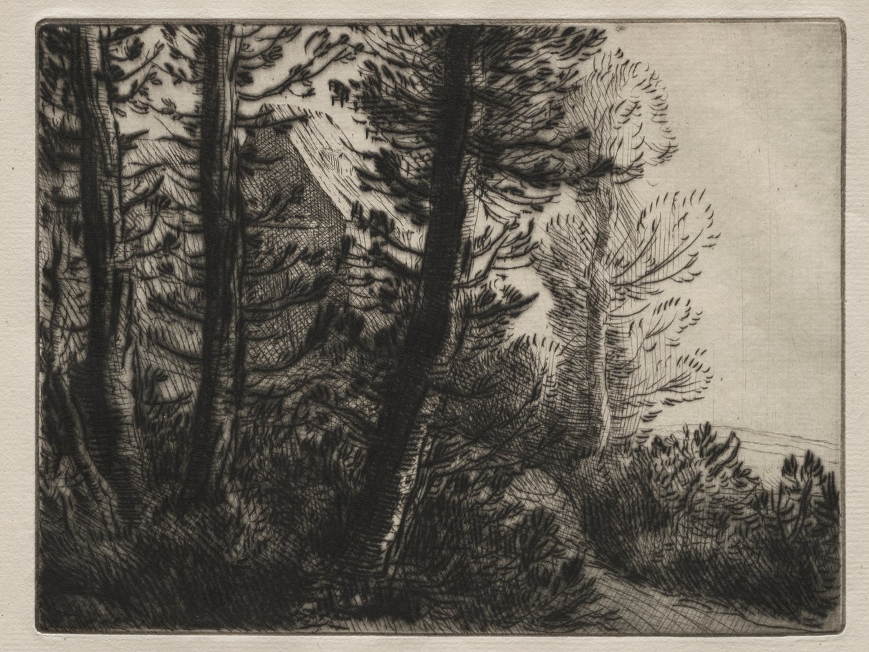 Wachthuis door Alphonse Legros