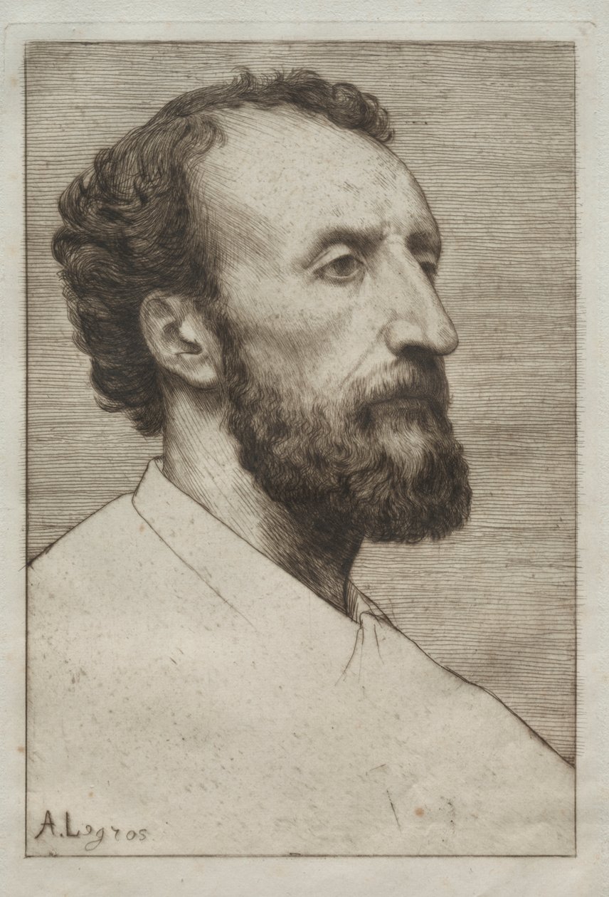 Jules Dalou door Alphonse Legros
