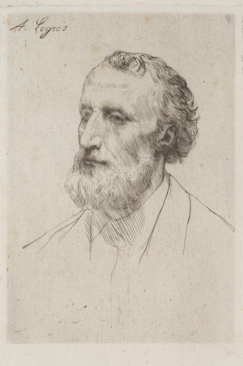 Jules Dalou door Alphonse Legros