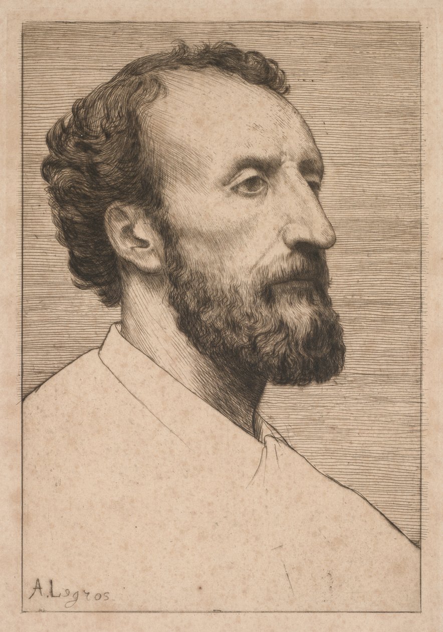 Jules Dalou door Alphonse Legros