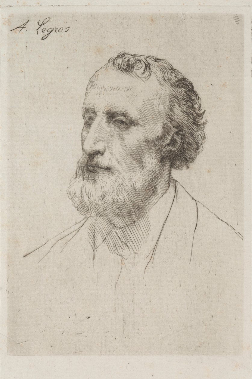 Jules Dalou door Alphonse Legros