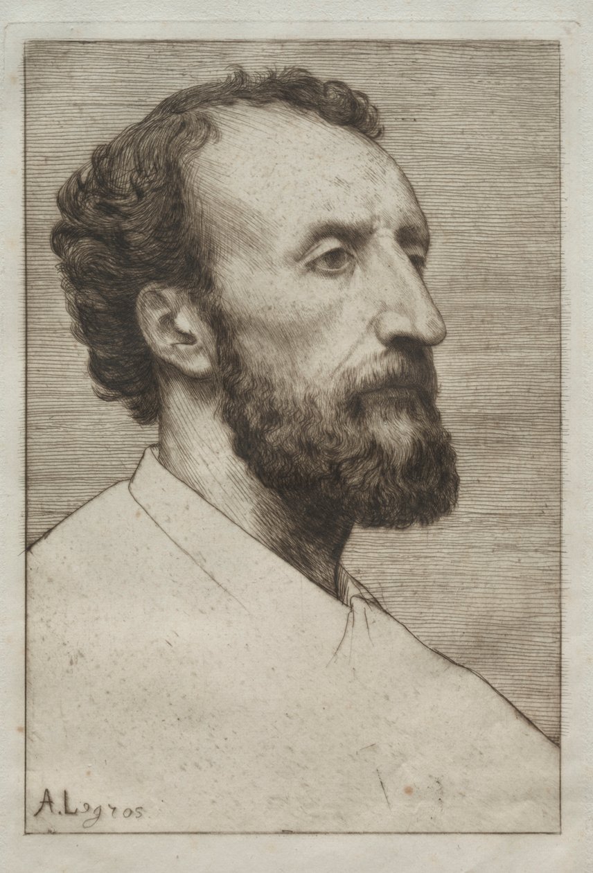 Jules Dalou door Alphonse Legros