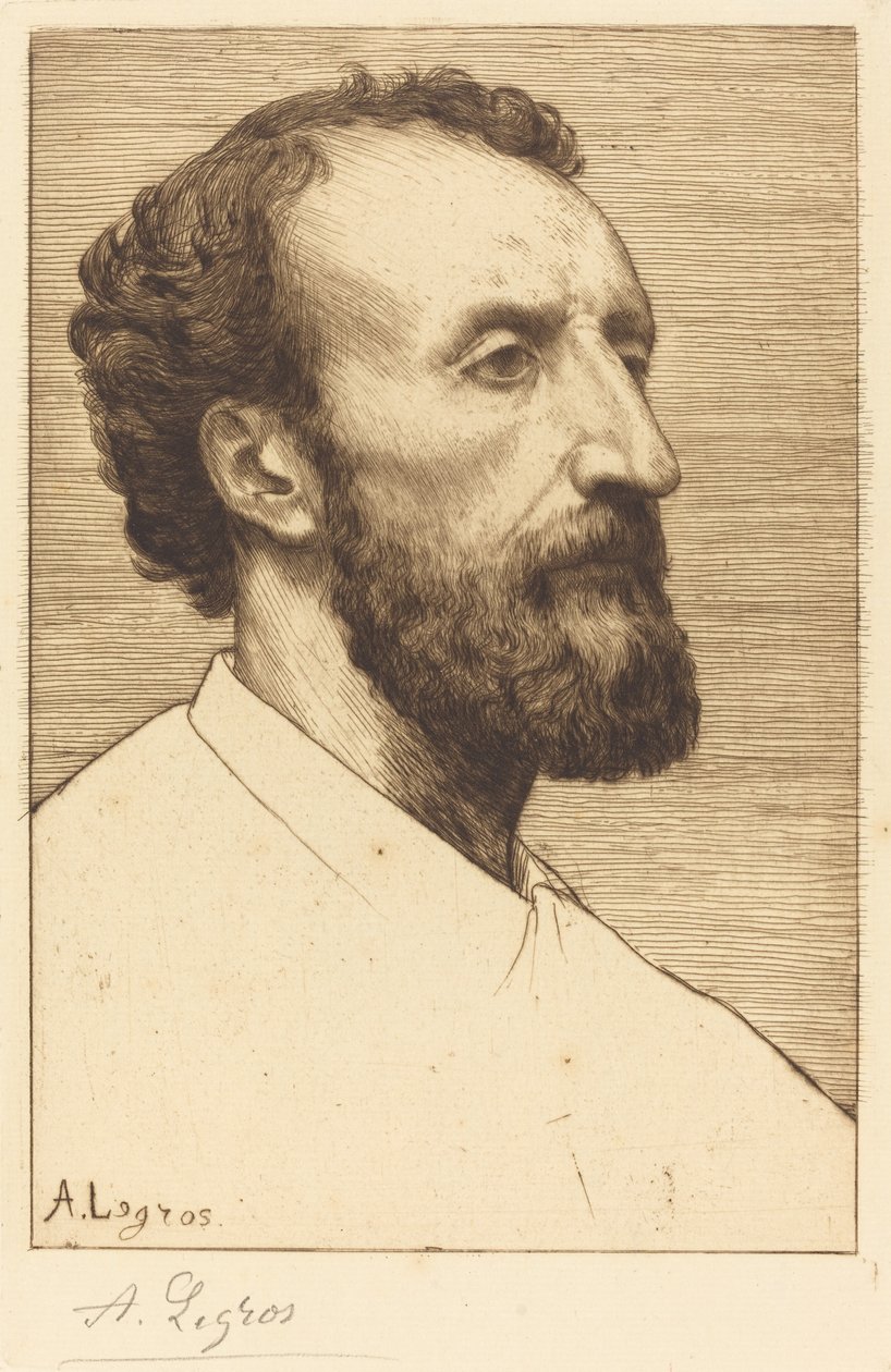 Jules Dalou, 2e plaat door Alphonse Legros