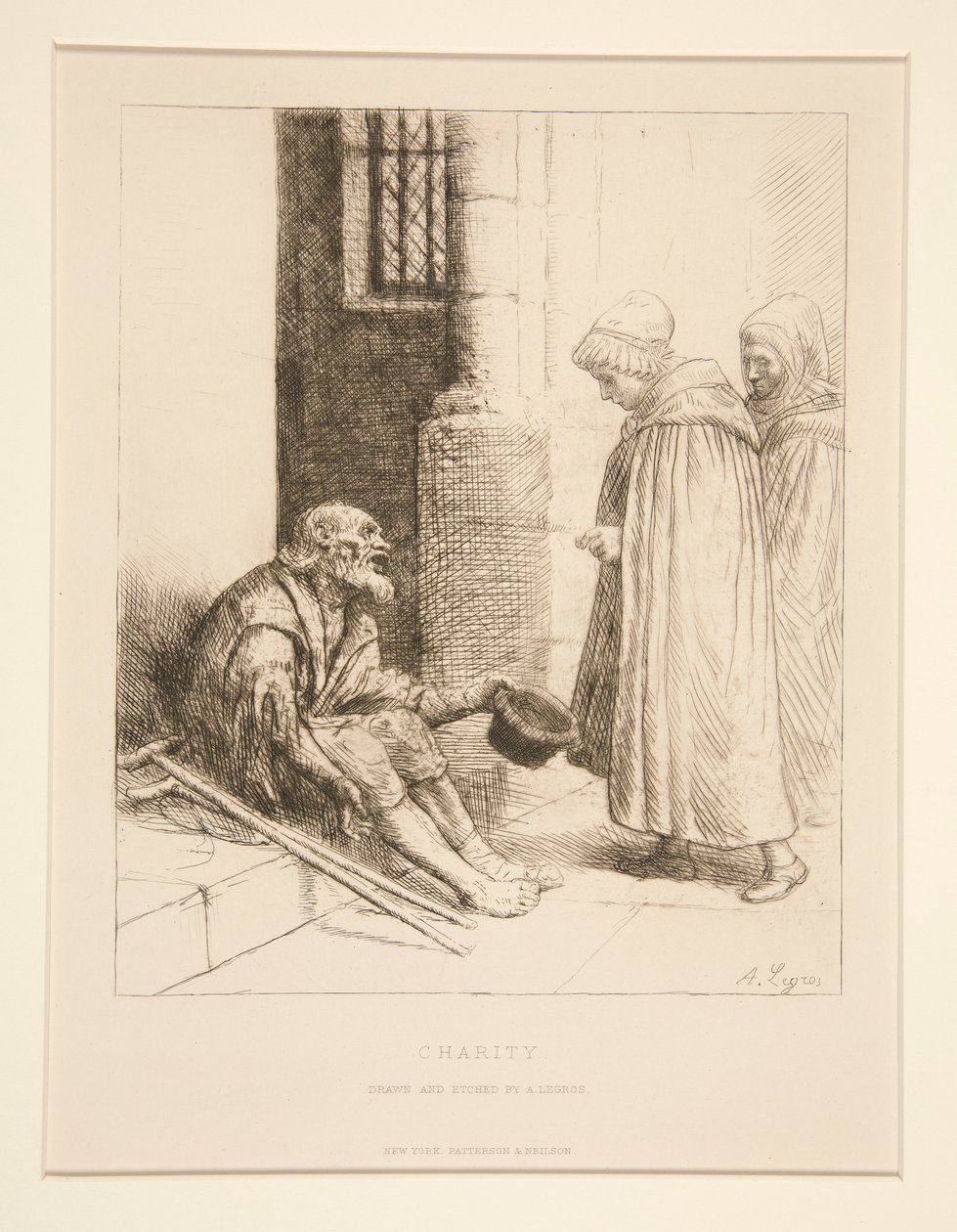 La Charite door Alphonse Legros