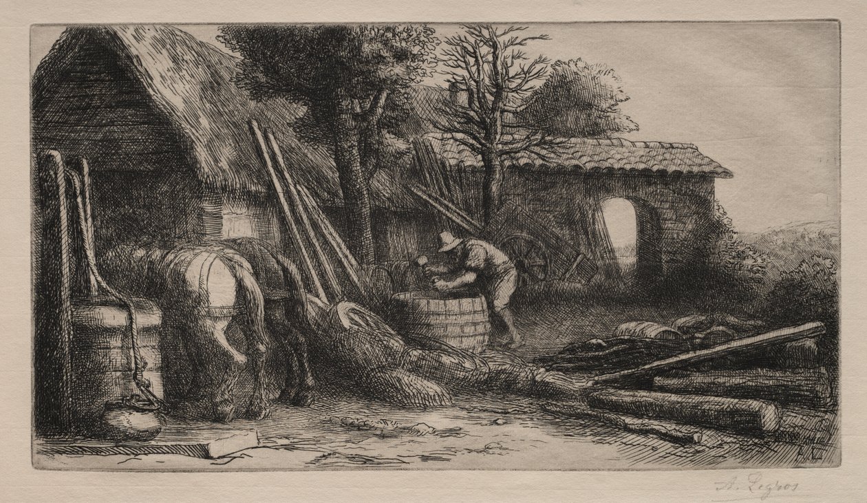 De kuiper door Alphonse Legros