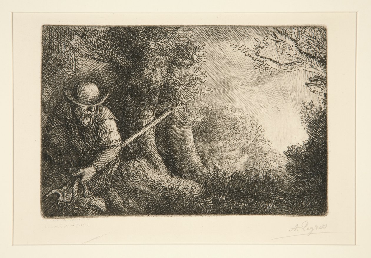 De tuinman door Alphonse Legros