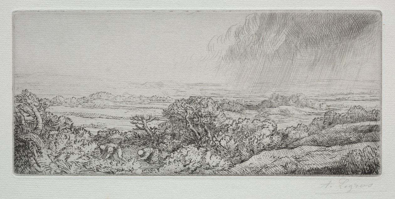 Les Ramasseurs des Champignons door Alphonse Legros