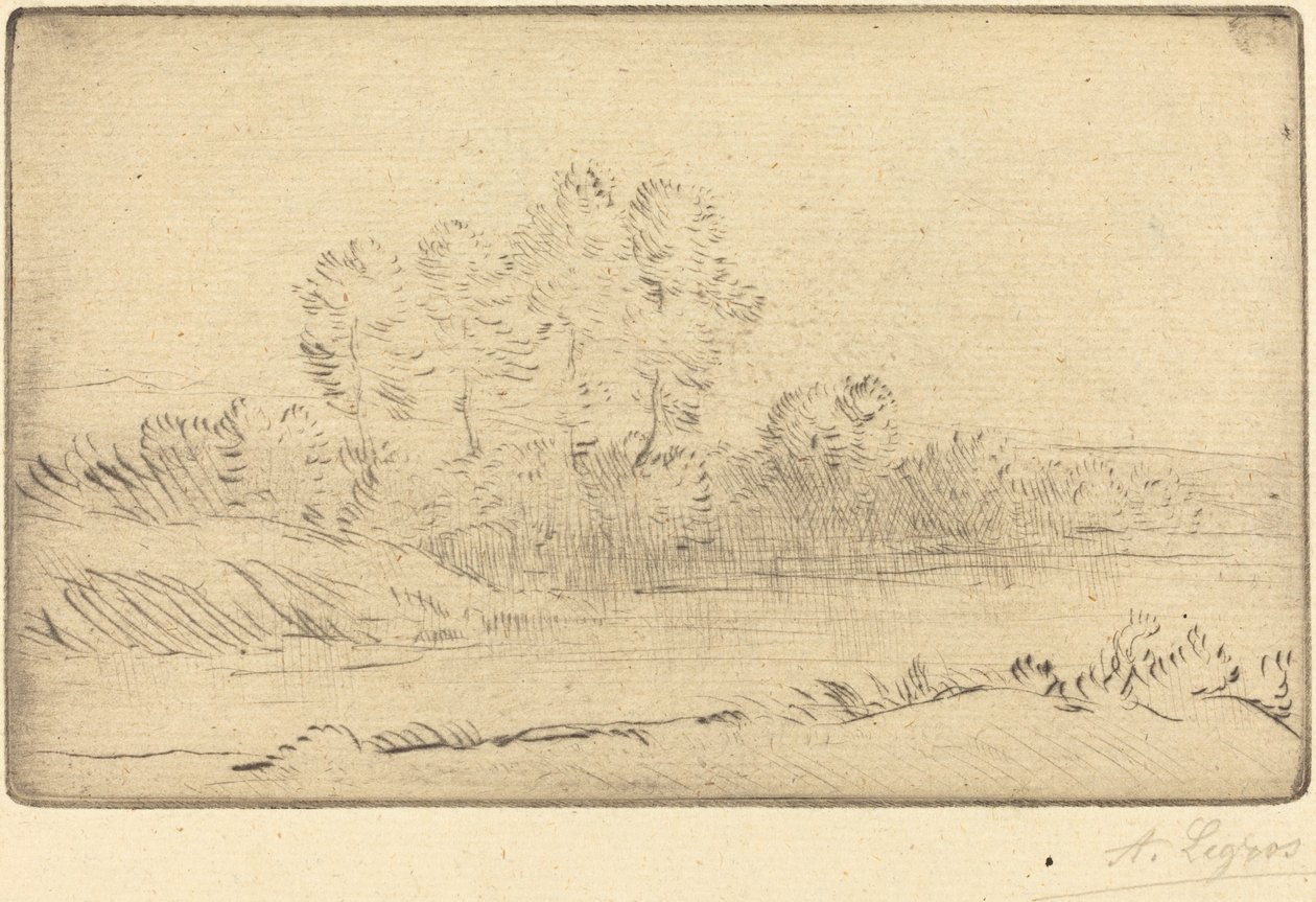 Bij Nordkerque (Pres de Nordkerque) door Alphonse Legros
