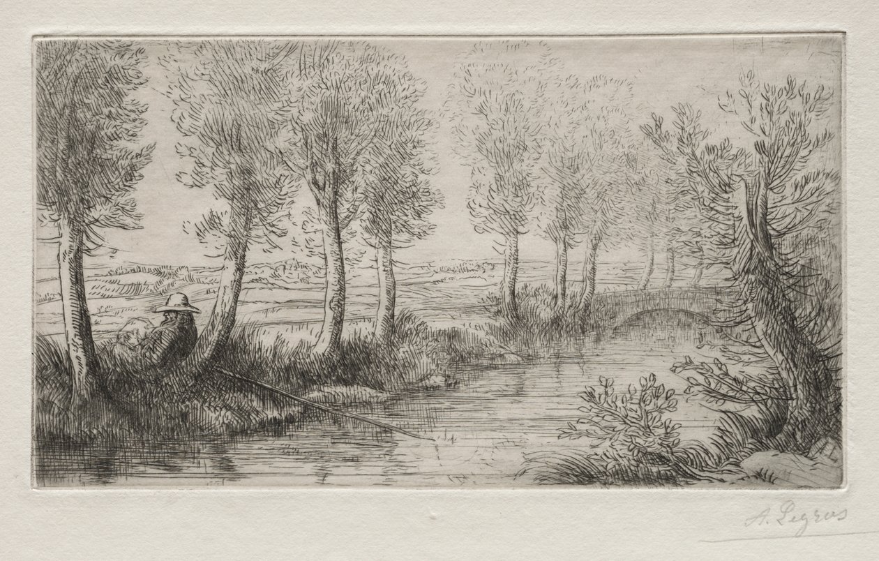 Bij de molen door Alphonse Legros