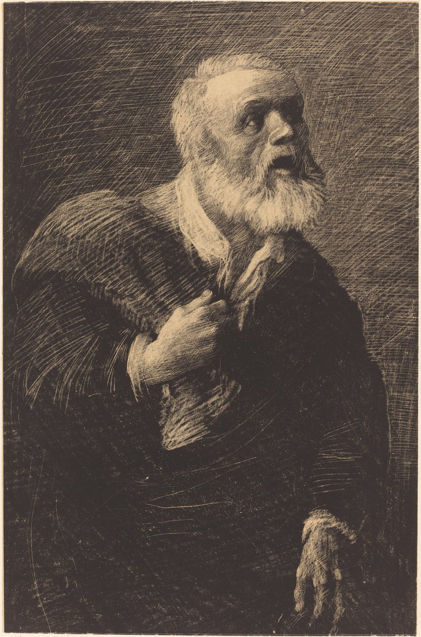 Nachtomroeper door Alphonse Legros