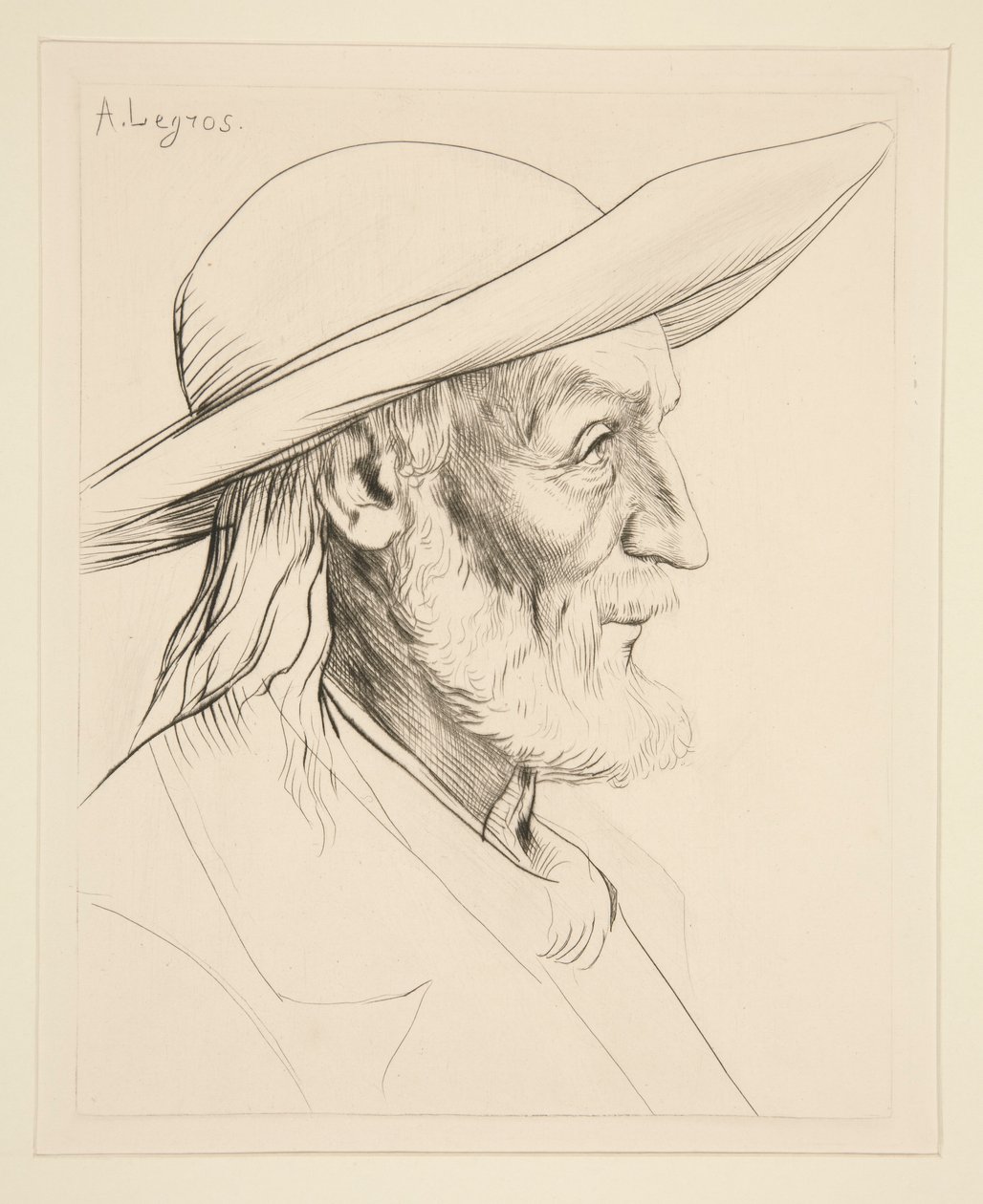 Paysan Breton (Bretonse Boer) door Alphonse Legros