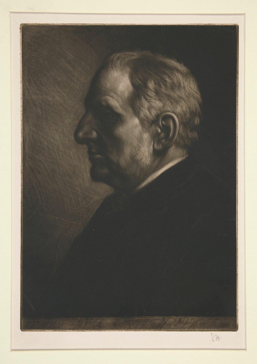 Portret van Seymour Haden door Alphonse Legros