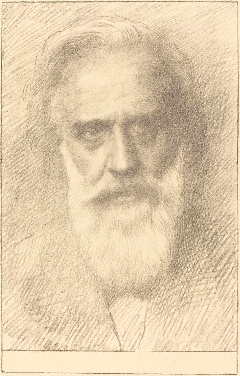 Zelfportret door Alphonse Legros