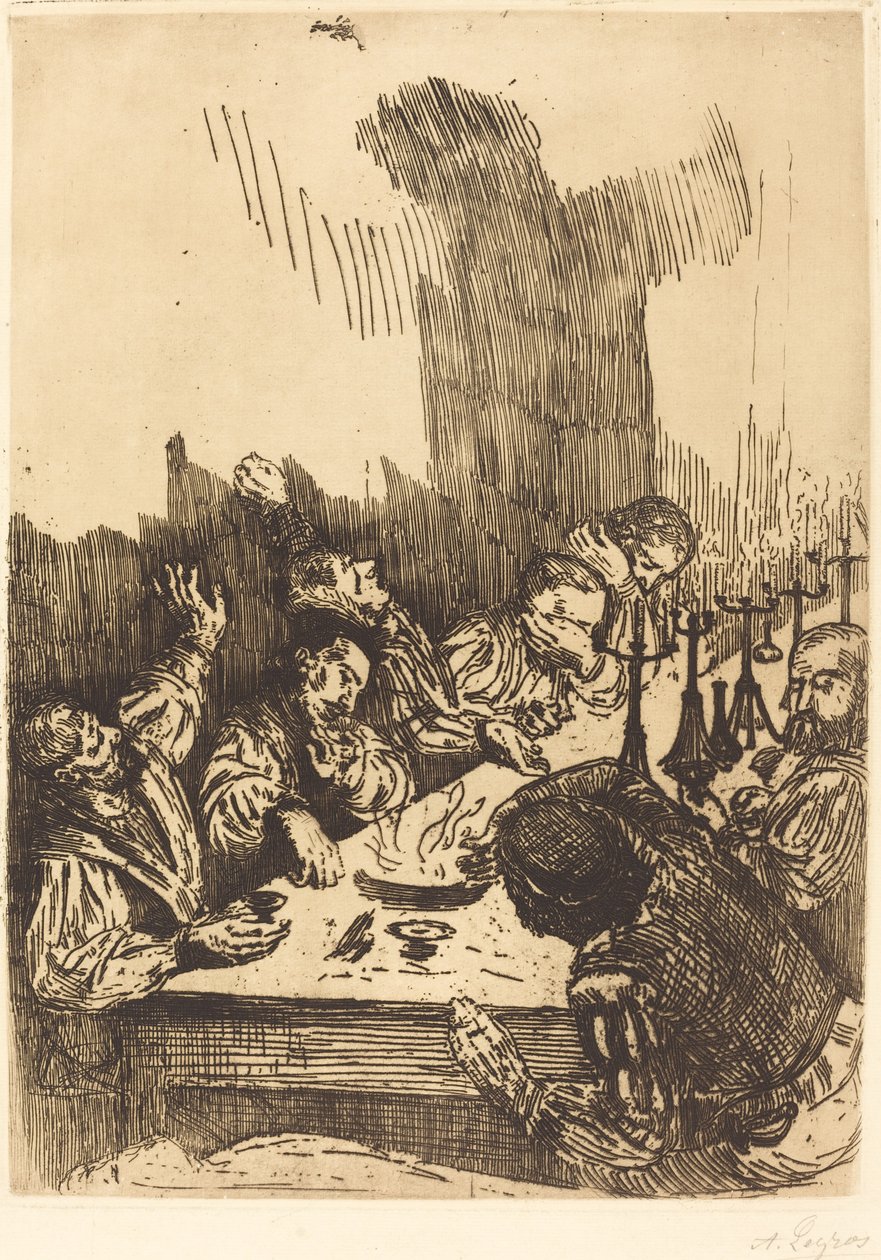 Schaduw Ombre door Alphonse Legros