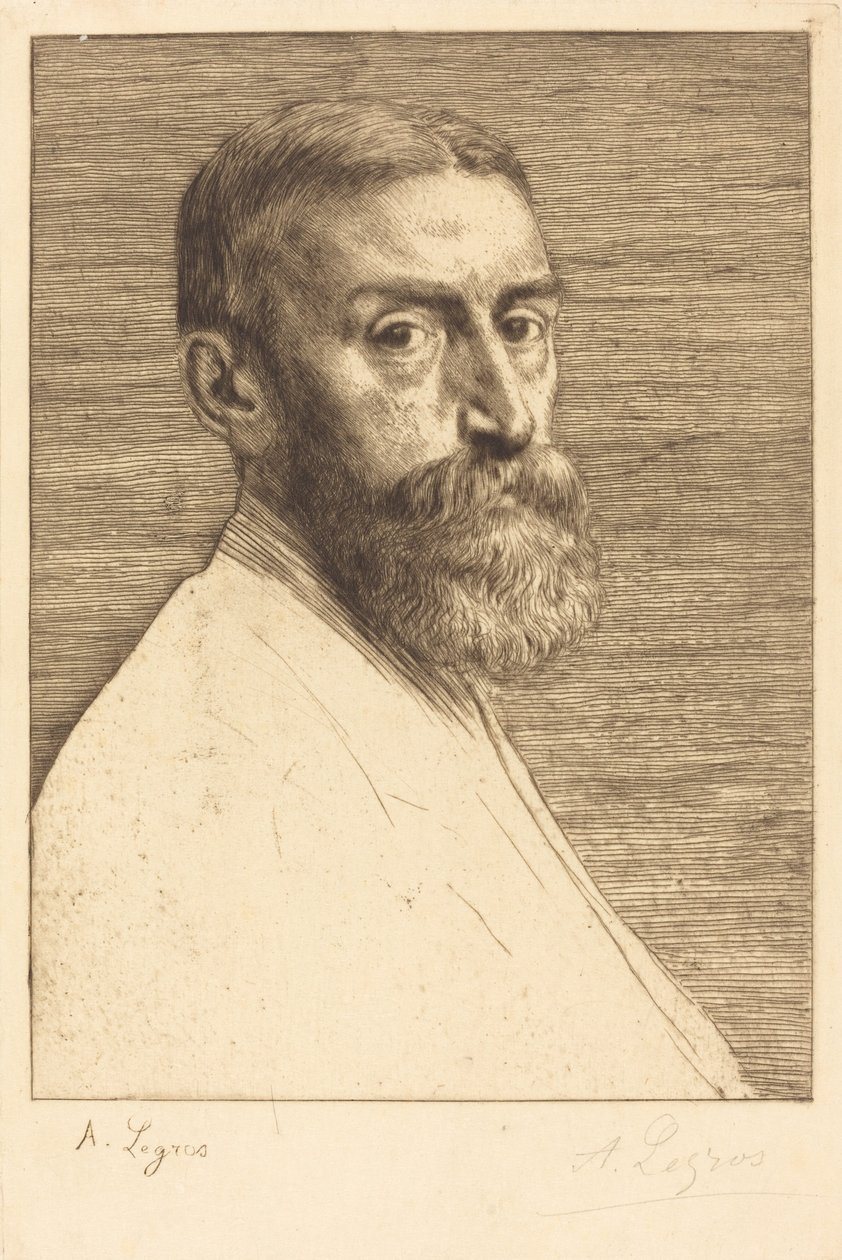 Sir E.J. Poynter, P.R.A., 1877 door Alphonse Legros