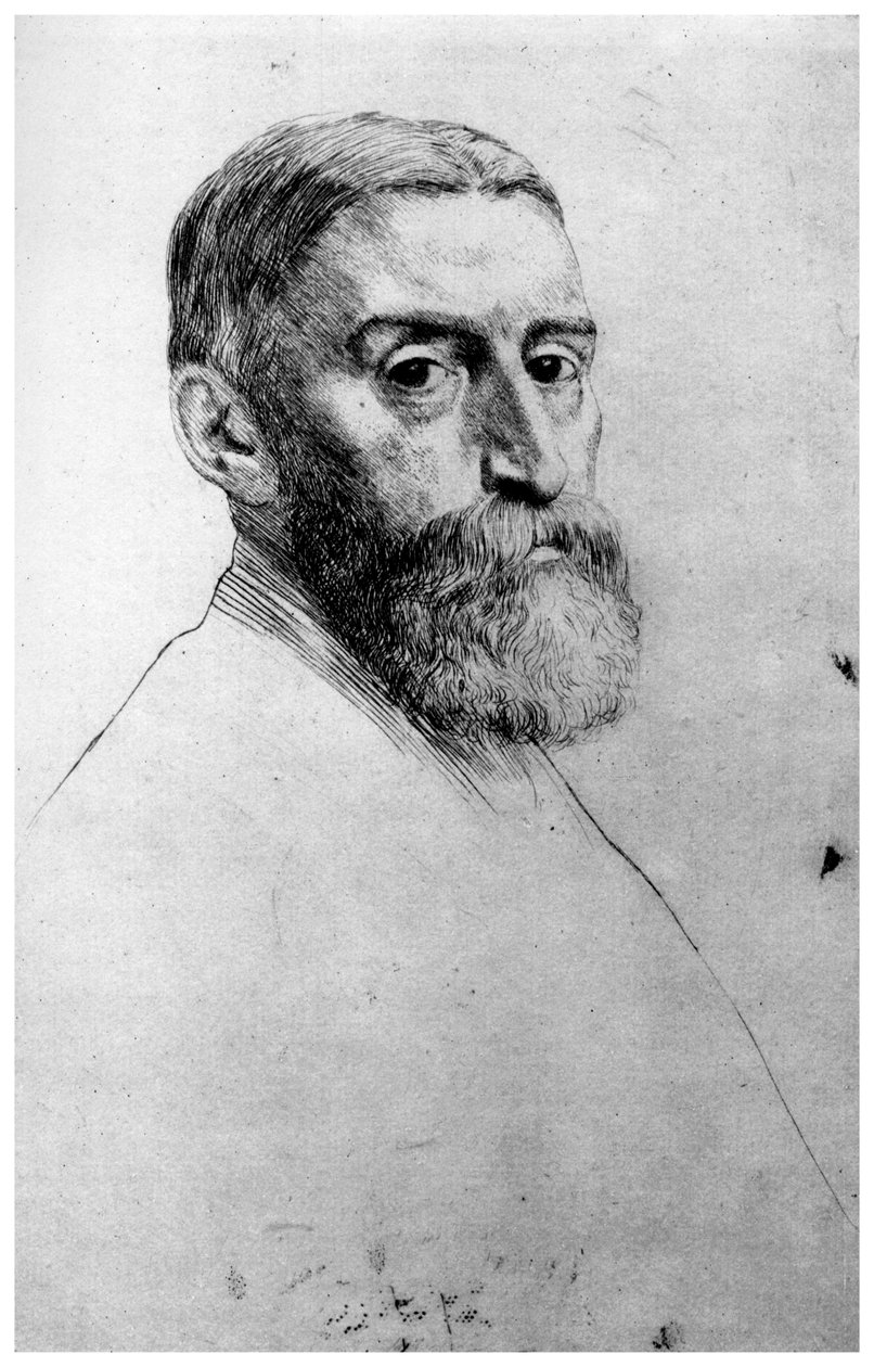 Sir E Poynter, ca. 1860-1910, 1924 door Alphonse Legros