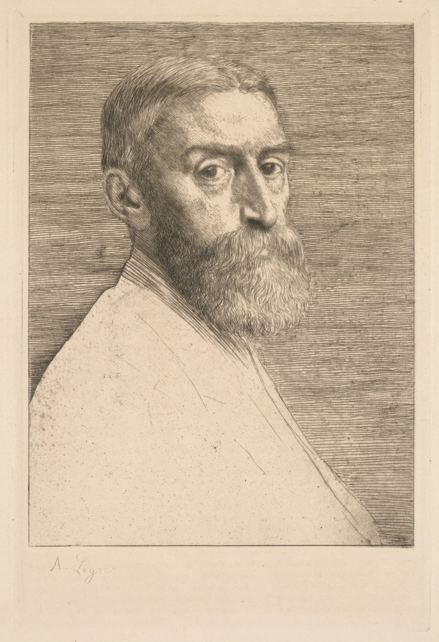 Sir Edward Poynter, 1877 door Alphonse Legros