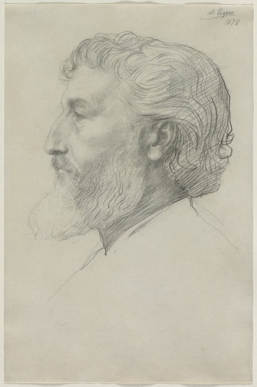 Sir Frederick Leighton, 1878 door Alphonse Legros