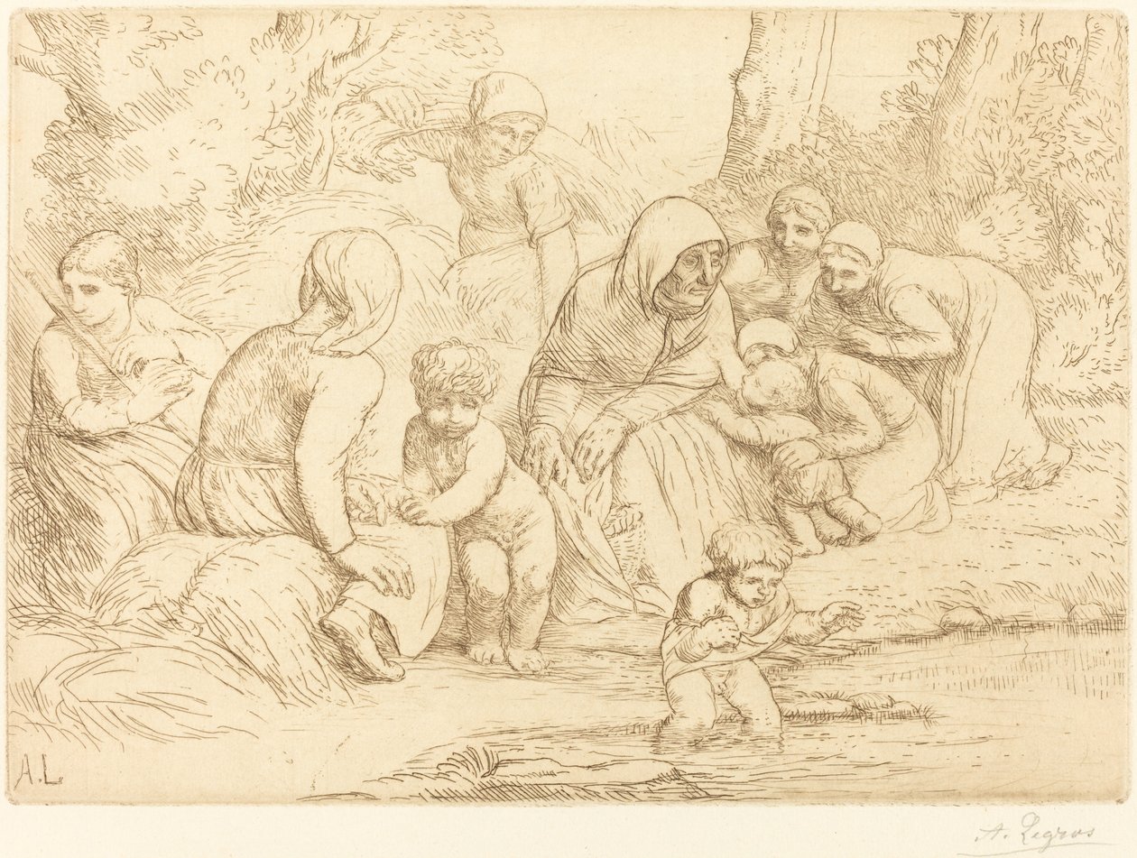 Zomer door Alphonse Legros