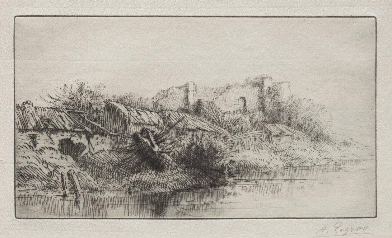 Het Verlaten Dorp door Alphonse Legros