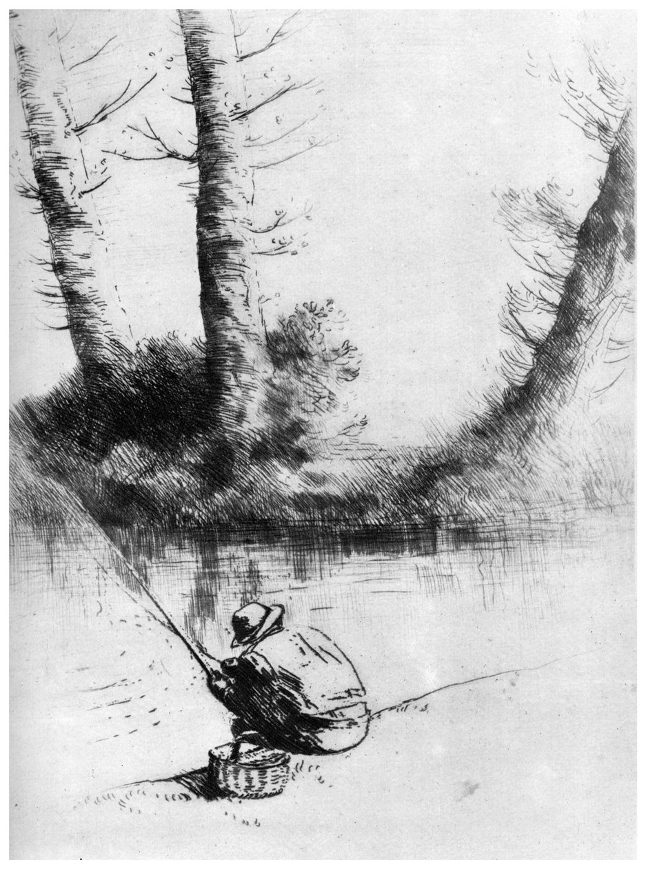 De visser door Alphonse Legros