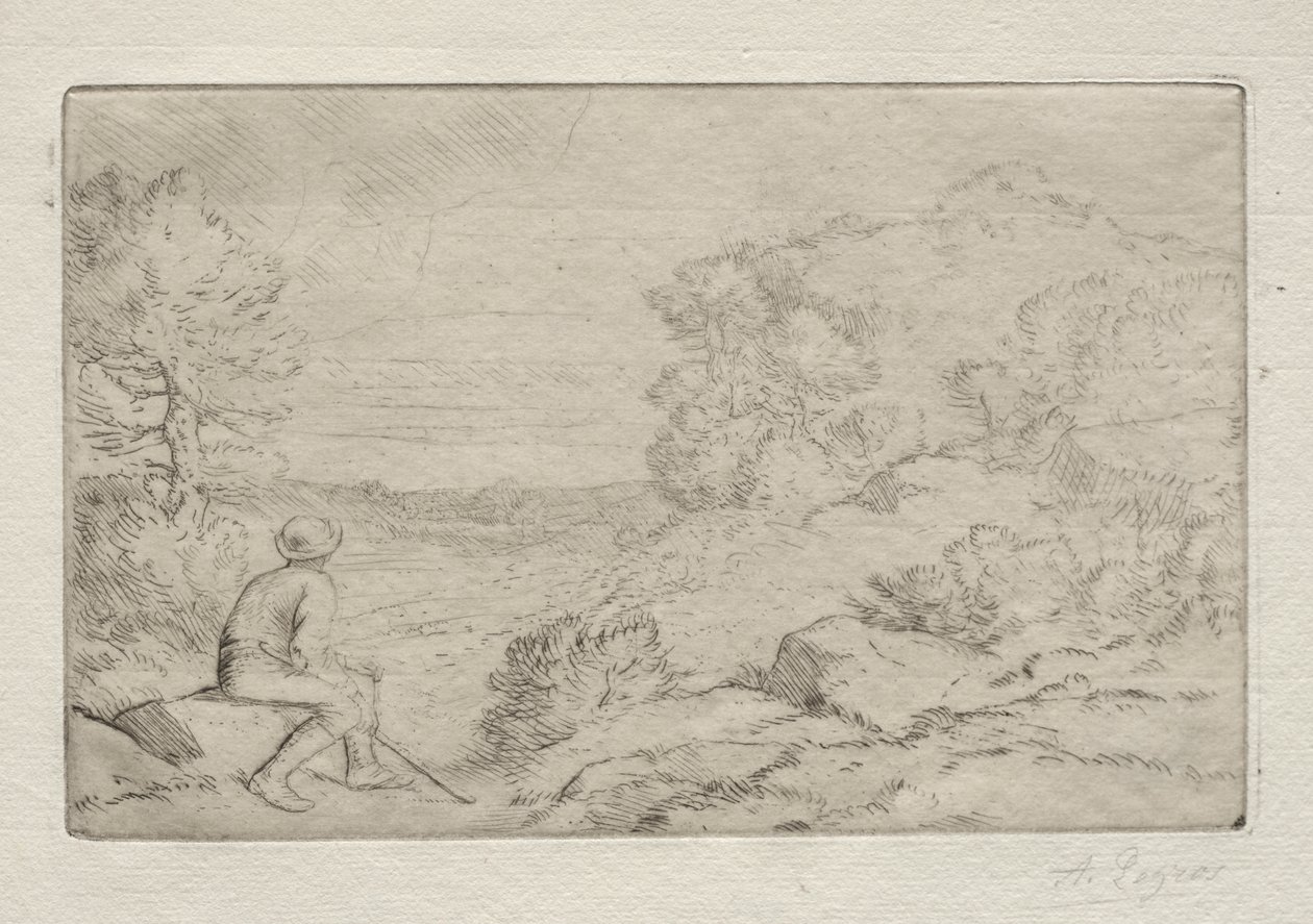 De Rotsen door Alphonse Legros