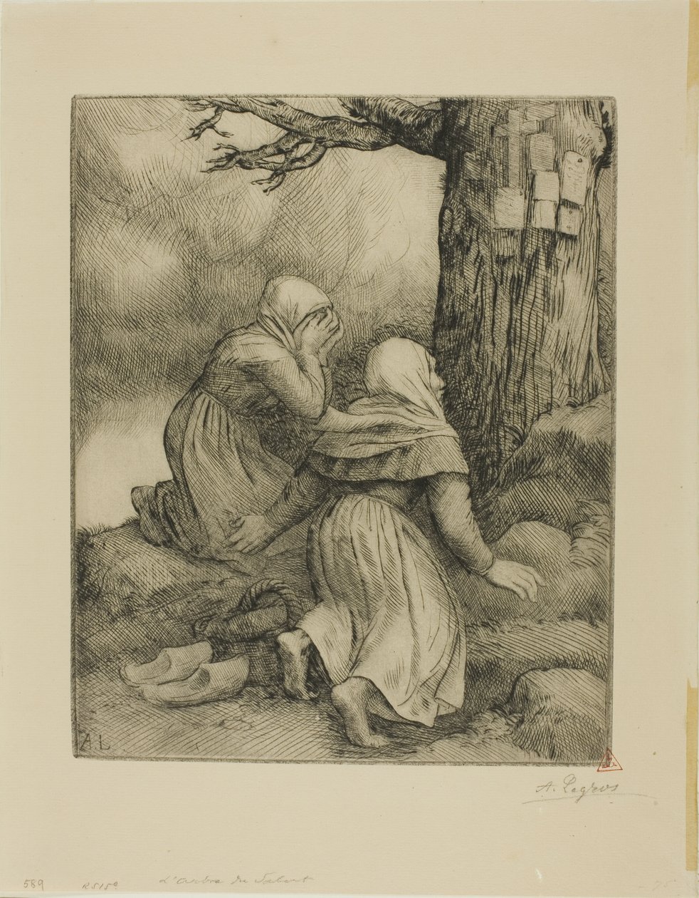 De boom van verlossing door Alphonse Legros