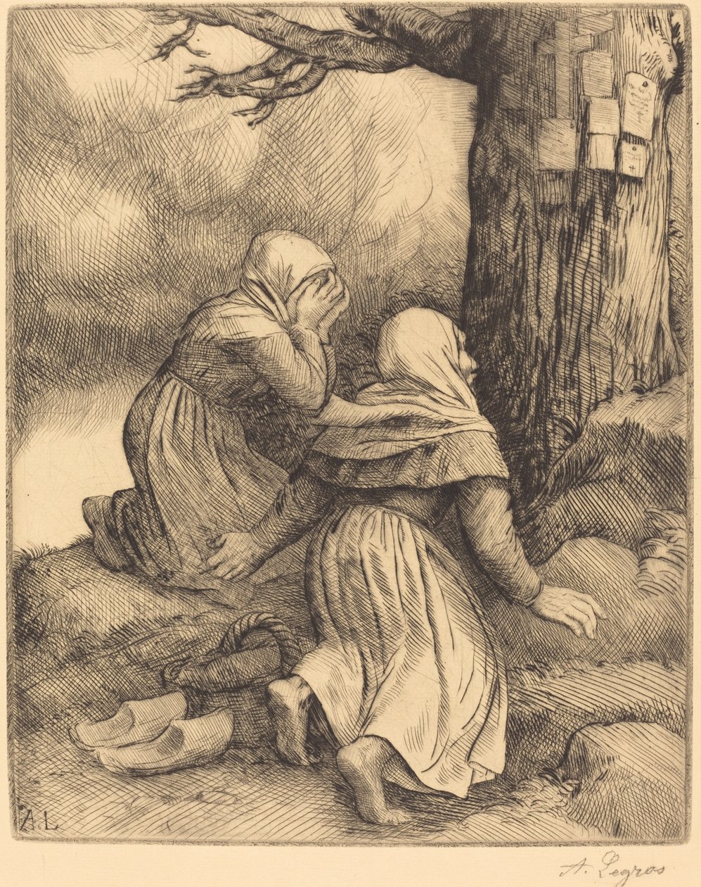De boom van redding door Alphonse Legros