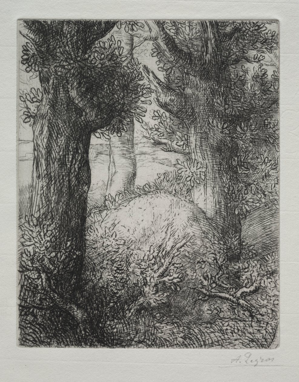Gallische tumulus door Alphonse Legros
