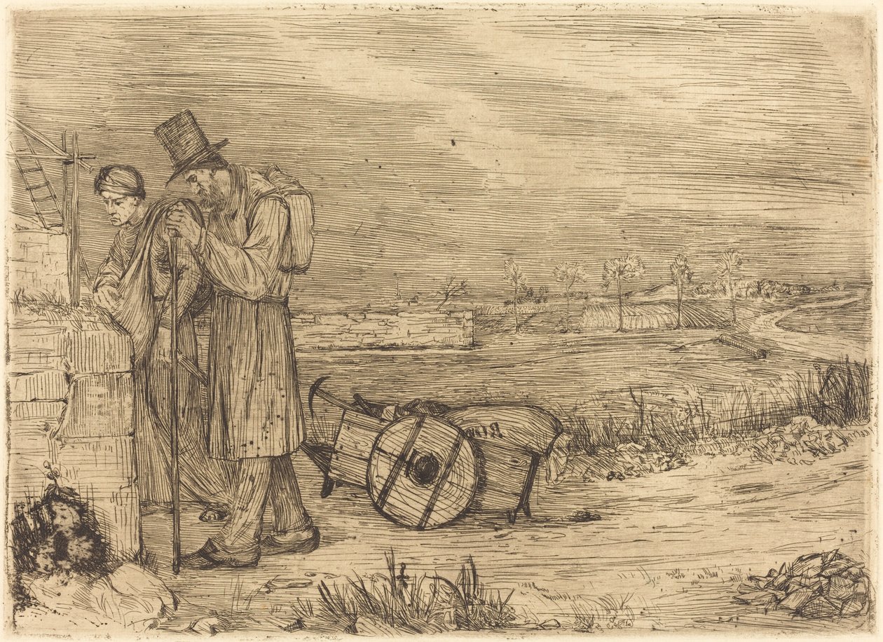 Zwerver van Montrouge door Alphonse Legros