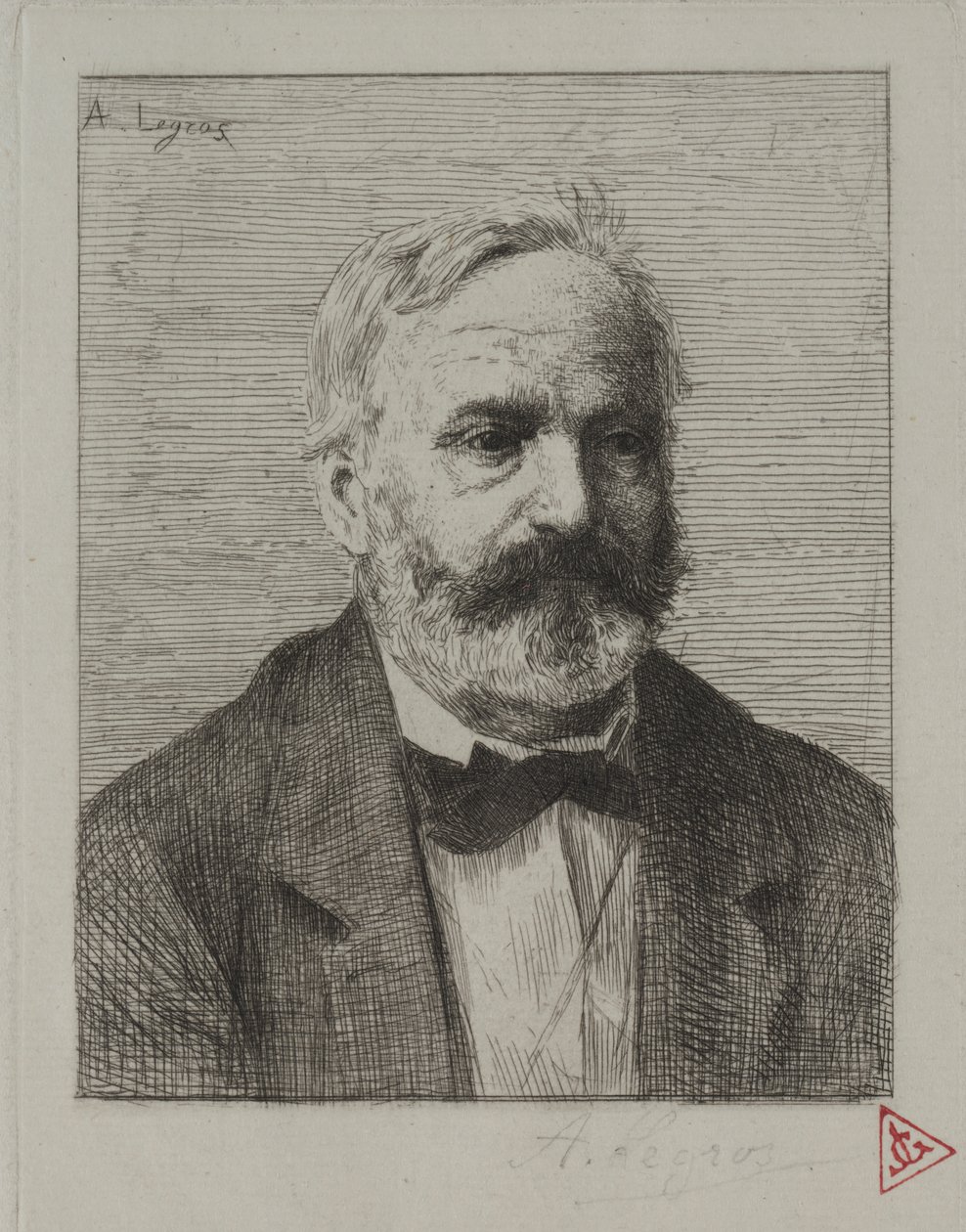 Victor Hugo door Alphonse Legros