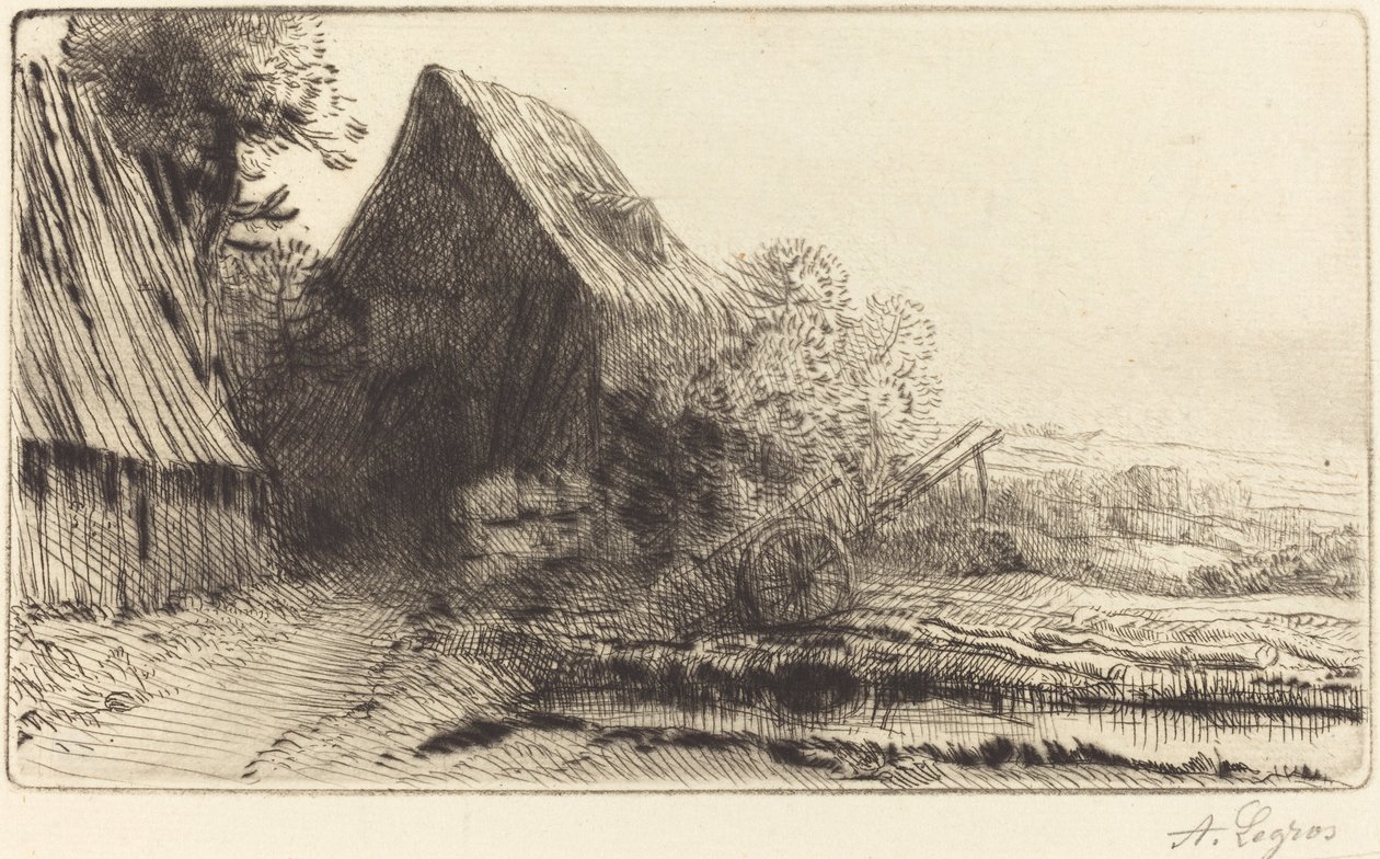 Het huis van de wagenmaker door Alphonse Legros