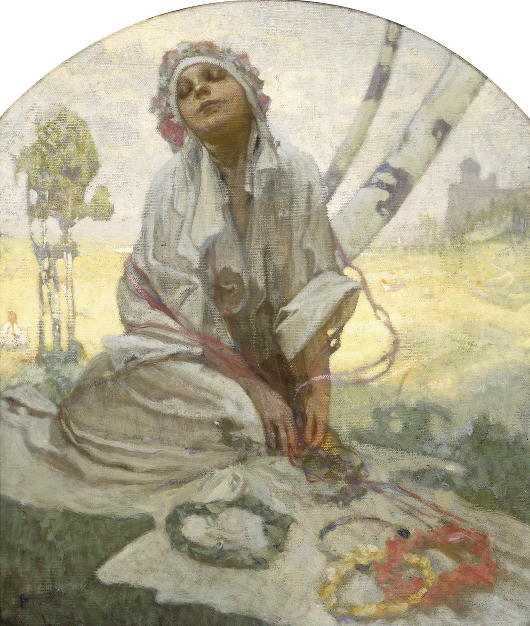 Boheemse Zon Dromer door Alphonse Mucha
