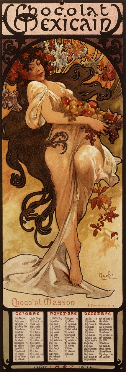 Chocolat Masson, 1897 door Alphonse Mucha