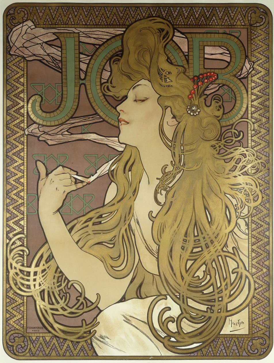 Job, 1896 door Alphonse Mucha