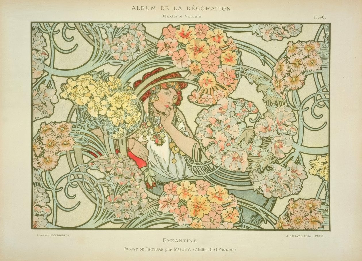 Byzantijns door Alphonse Mucha
