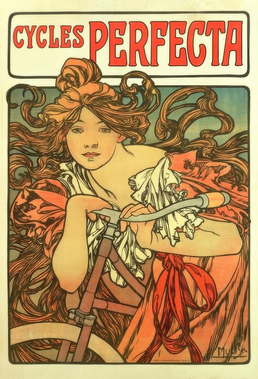 Cycles Perfecta door Alphonse Mucha