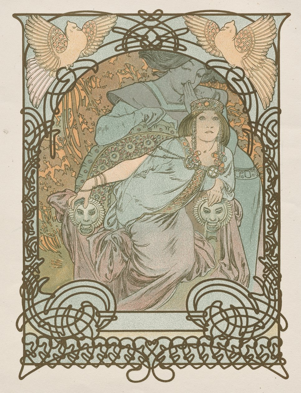Ilsee, prinses van Tripoli door Alphonse Mucha
