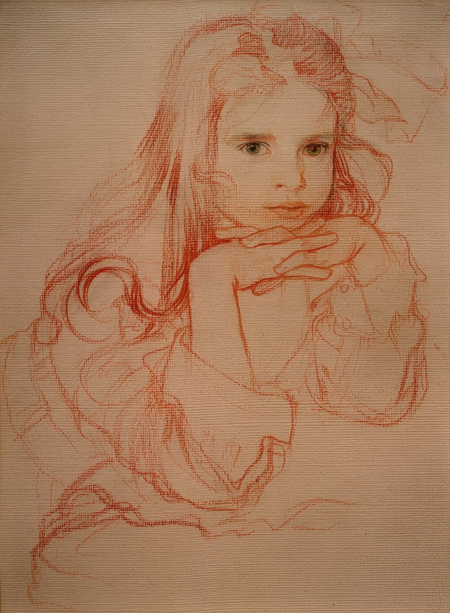 Jaroslava Mucha, dochter van de kunstenaar door Alphonse Mucha