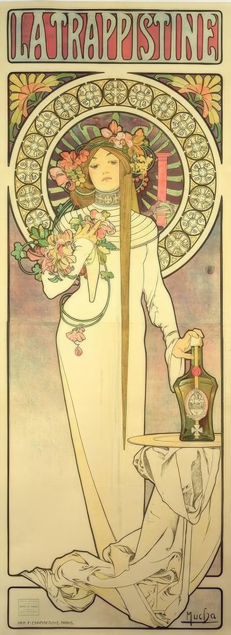 De Trappistine door Alphonse Mucha