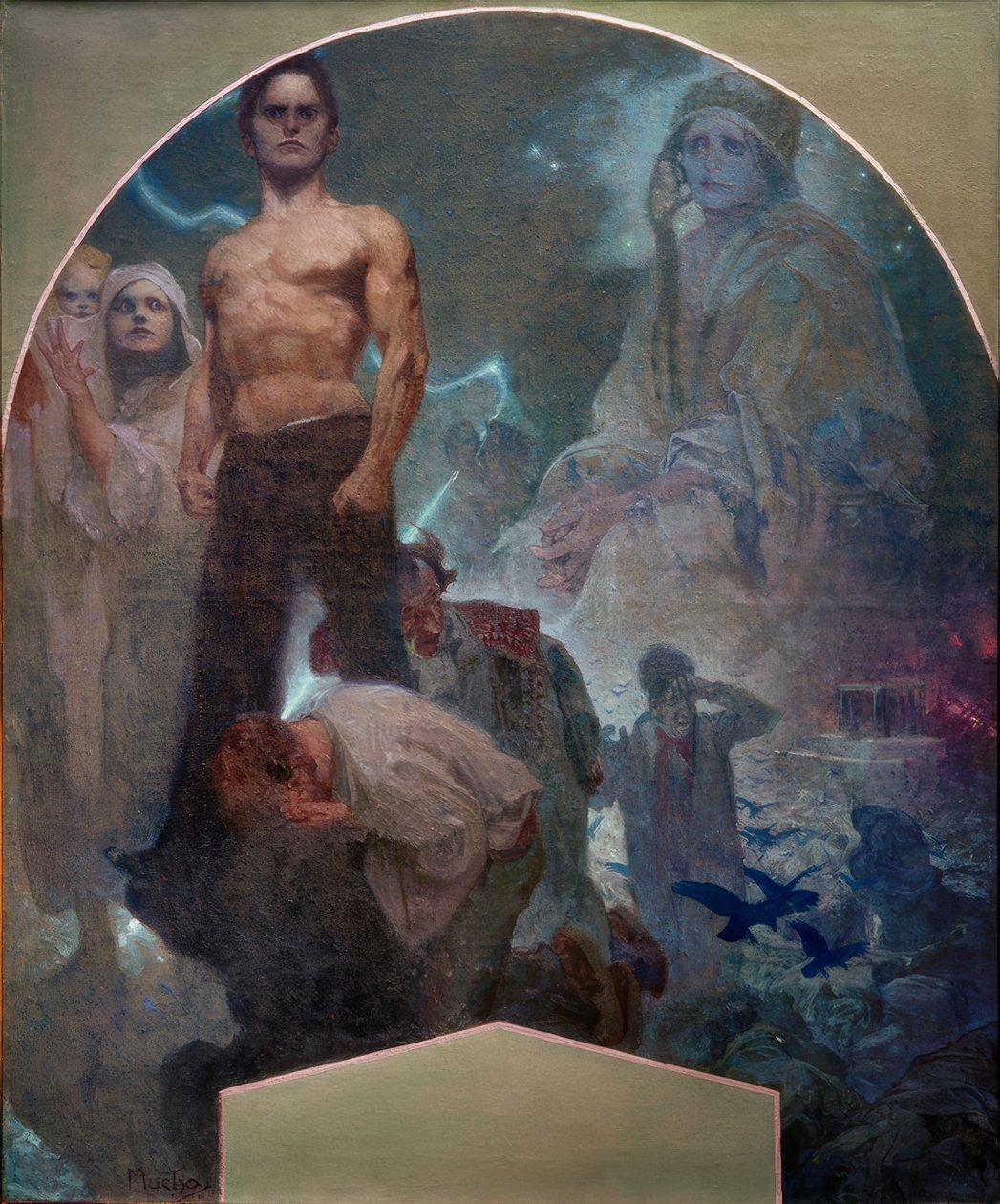Met eigen kracht door Alphonse Mucha