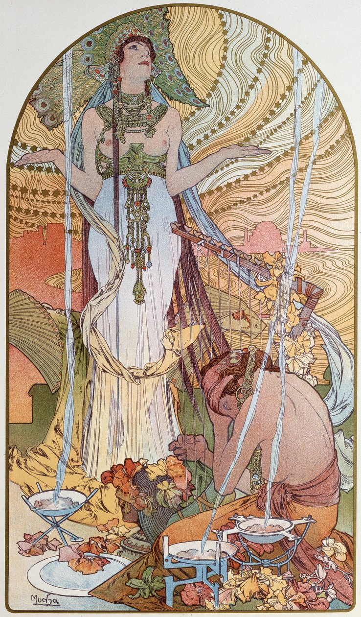 Salambo door Alphonse Mucha