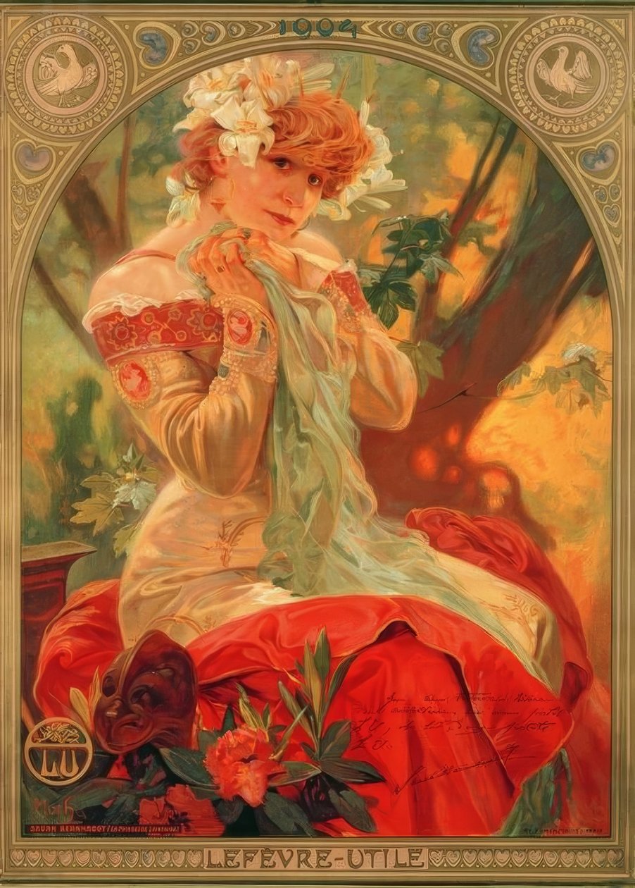 Sarah Bernhardt door Alphonse Mucha
