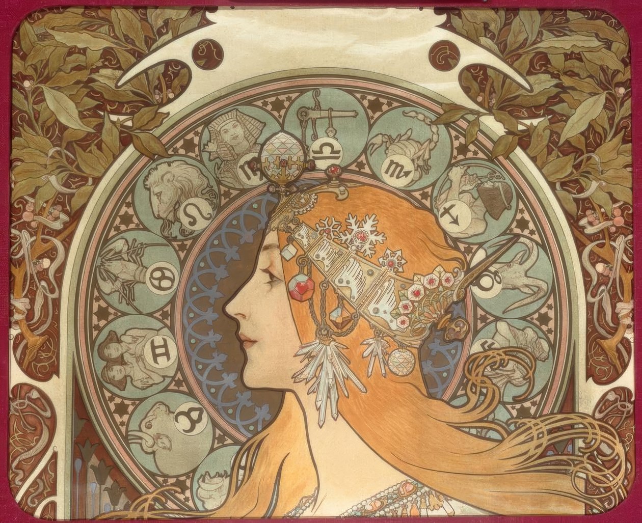 Dierenriem door Alphonse Mucha