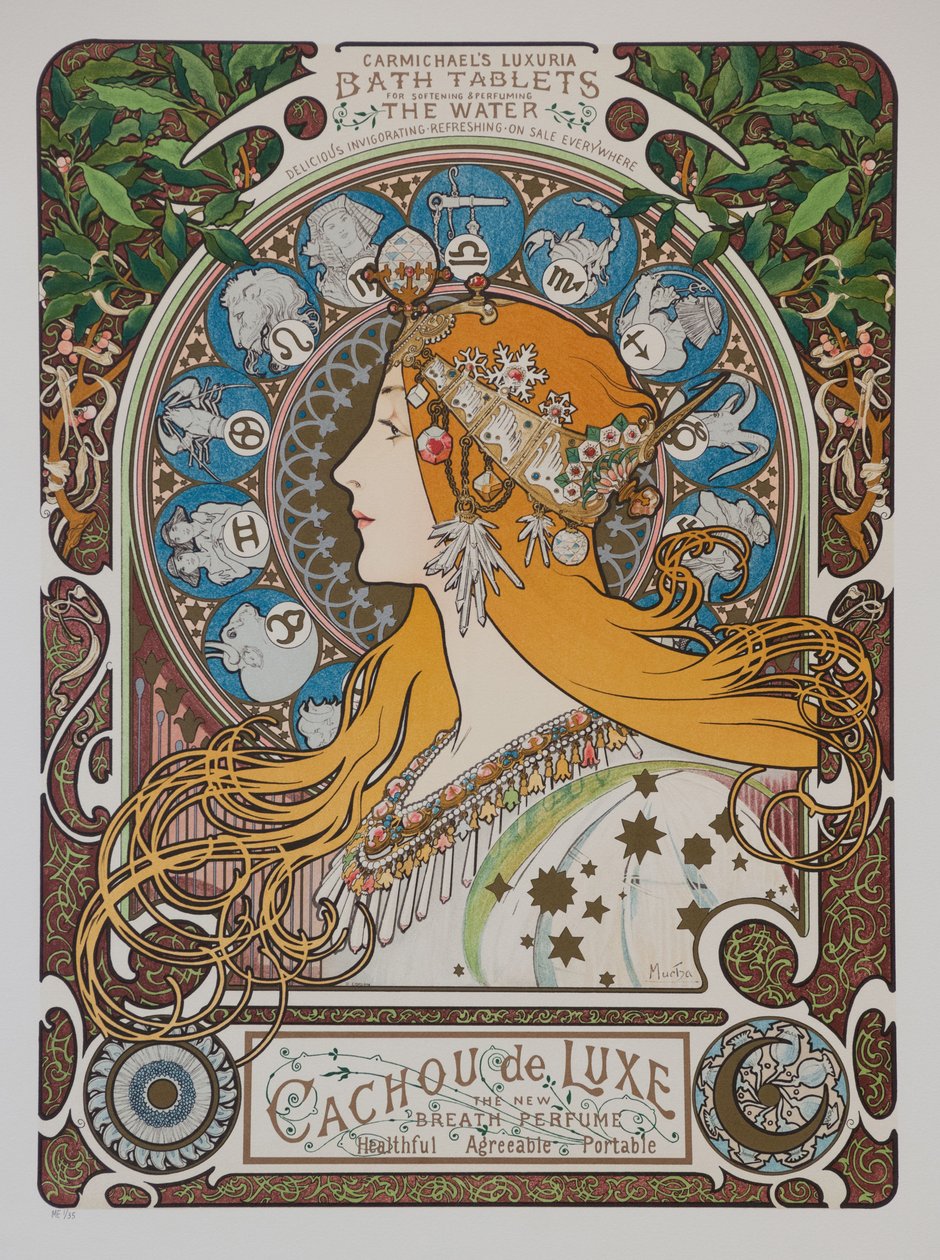 Zodiaque door Alphonse Mucha